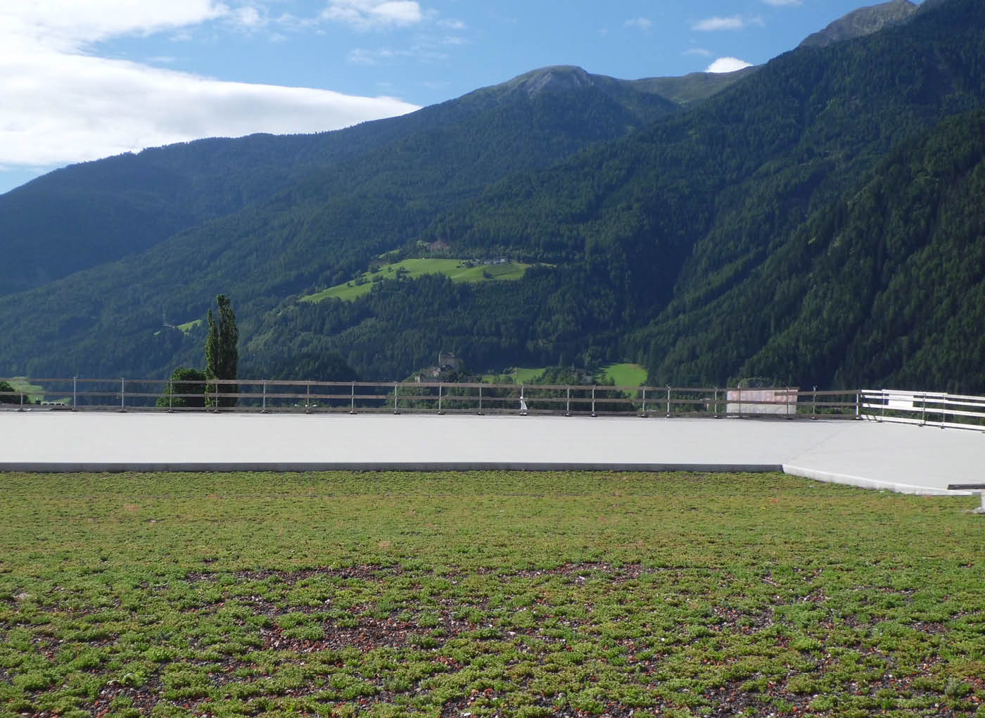 Extensive green roof – commercial building – Vipiteno/Sterzing – Italy