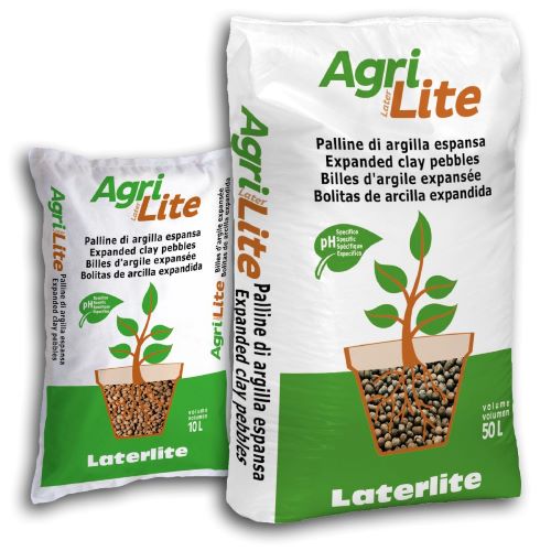 Laterlite Agri: Billes d’argile expansée pour plantes, hydroponie et jardins
